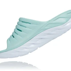 Women's HOKA Ora Recovery Slide - 1099674-EBWH -Potomac River Running SHOP 1099674 EBWH 4