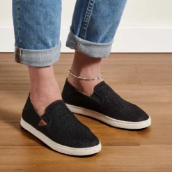 Women's OluKai Pehuea 20271-4040 -Potomac River Running SHOP 20271 4040 101 W Pehuea BlkBlk Web Opt 1024x1024 50ee4bab f707 491f 8051 0f64f961c38a