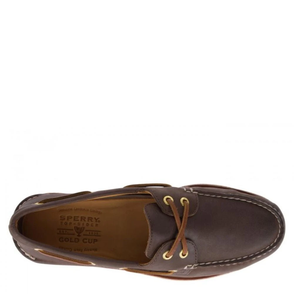 Sperry Men's Gold Cup Authentic Original 2-Eye Boat Shoe In Brown 4 Sperry Men's Gold Cup Authentic Original 2-Eye Boat Shoe In Brown - Image 3