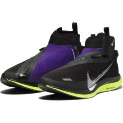 Nike Men's Pegasus Turbo 2 Shield - BQ1896-002 -Potomac River Running SHOP BQ1896 002 BlackNeonGreen F