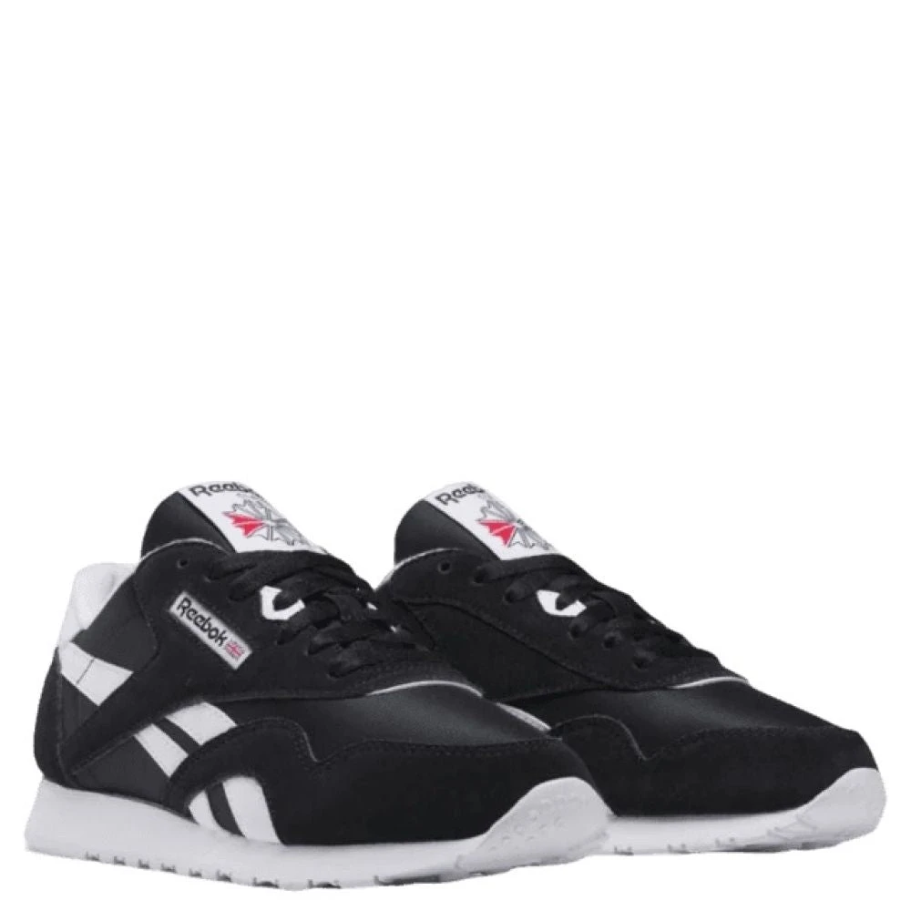 Reebok Women's Classic Nylon In Core Black/Cloud White 4 Reebok Women's Classic Nylon In Core Black/Cloud White - Image 2