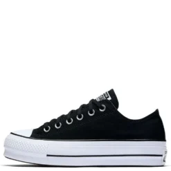 Converse Women's Chuck Taylor All Star Lift Low Top In Black -Potomac River Running SHOP c o convers chuck taylor all star lift low top black 560250c 1 1100x