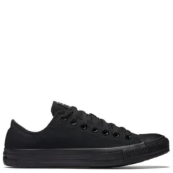 Converse Chuck Taylor All Star Mono Canvas Low Top In Black Monochrome