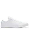 Converse Chuck Taylor All Star Mono Leather Low Top In White Monochrome -Potomac River Running SHOP c o converse chuck taylor all star monochrome leather low top white 136823 1 1100x