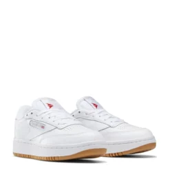 Reebok Women's Club C Double In White/Rubber Gum-07 8 Reebok Women's Club C Double In White/Rubber Gum-07 -Potomac River Running SHOP fv5658 5 footwear photography front lateral top view white 1100x