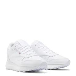 Reebok Women's Classic SP Vegan In Ftwr White/Pure Grey 2 -Potomac River Running SHOP gx8691 5 footwear photography front lateral top view white 1100x