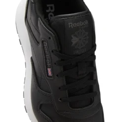 Reebok Women's Classic SP Vegan In Core Black/Pure Grey 7 -Potomac River Running SHOP gx8692 8 footwear photography detail view 2 white 1100x