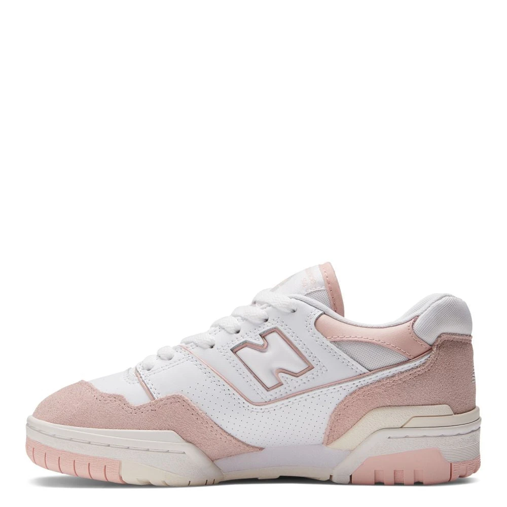 New Balance Women's 550 In White With Pink Sand And Sea Salt 5 New Balance Women's 550 In White With Pink Sand And Sea Salt - Image 3