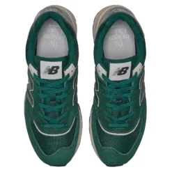 New Balance 574 In Green With Silver -Potomac River Running SHOP nb u574lgnw 1590 3 1100x