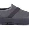 Women's Oofos OOmg Fibre - 5071-Grey -Potomac River Running SHOP oofos oomg fibre low shoe gray a
