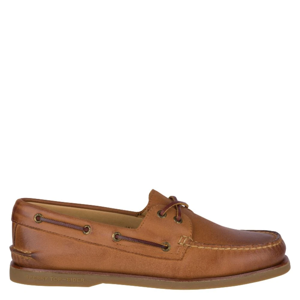Sperry Men's Gold Cup Authentic Original 2-Eye Boat Shoe In Ginger 2 Sperry Men's Gold Cup Authentic Original 2-Eye Boat Shoe In Ginger