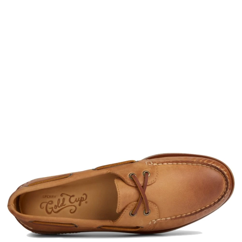 Sperry Men's Gold Cup Authentic Original 2-Eye Boat Shoe In Ginger 4 Sperry Men's Gold Cup Authentic Original 2-Eye Boat Shoe In Ginger - Image 3