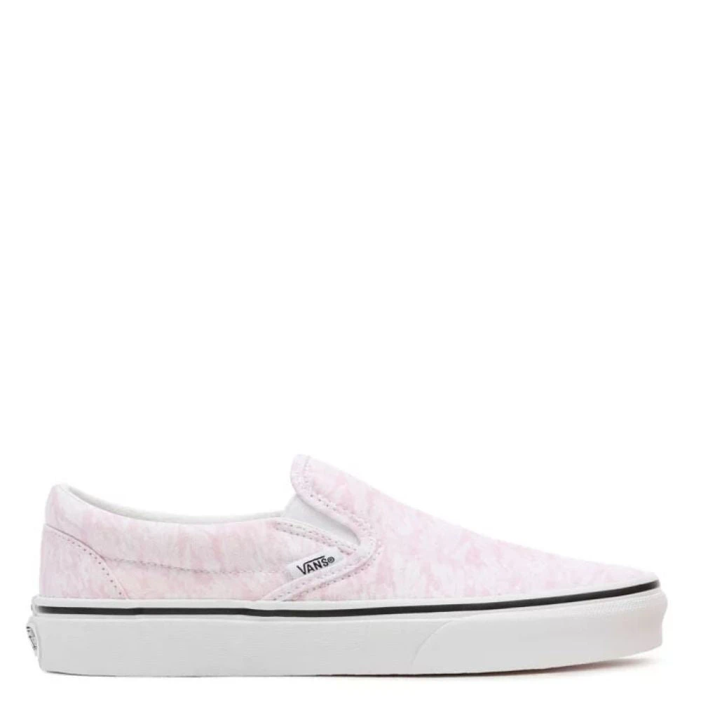 Vans Women's Washes Classic Slip-On In Cradle Pink/True White 3 Vans Women's Washes Classic Slip-On In Cradle Pink/True White