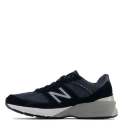 New Balance Women's Made In US 990v5 In Navy With Silver -Potomac River Running SHOP w990nv5 3 1100x