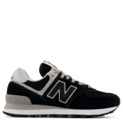 New Balance Women's 574v3 In Black With White